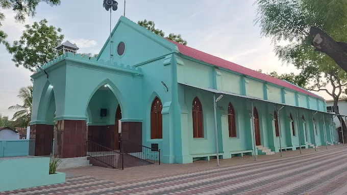 The Seventh-day Adventist Church building in Pragasapuram